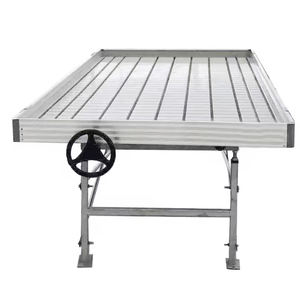 Chariot de semis mobile roulant support de plantation combo-support de pépinière hydroponique à hauteur réglable <span class=keywords><strong>sur</strong></span> roulettes - Product Image 6