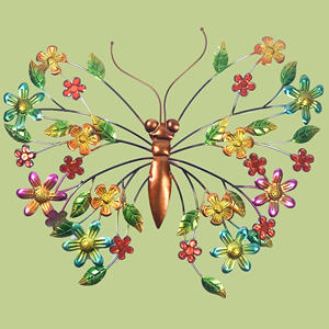 Hiasan Taman Logam Kupu-kupu Patung Menggantung Hiasan Dinding Seni - Product Image 2