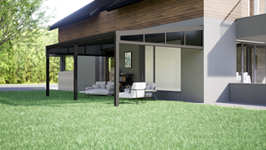 4M * 6m 4m * 8m giá tốt nhất mới nhiệm vụ ánh sáng loại nhôm louver lưỡi pergola louver mái pergola nhôm thối bằng chứng - Product Image 4