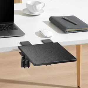 In pelle morbida e ergonomia pieghevole cassetto della tastiera del <span class=keywords><strong>Computer</strong></span> supporto del braccio del gomito ripiano per il supporto del supporto del polso per la scrivania estensore del vassoio morsetto - Product Image 4