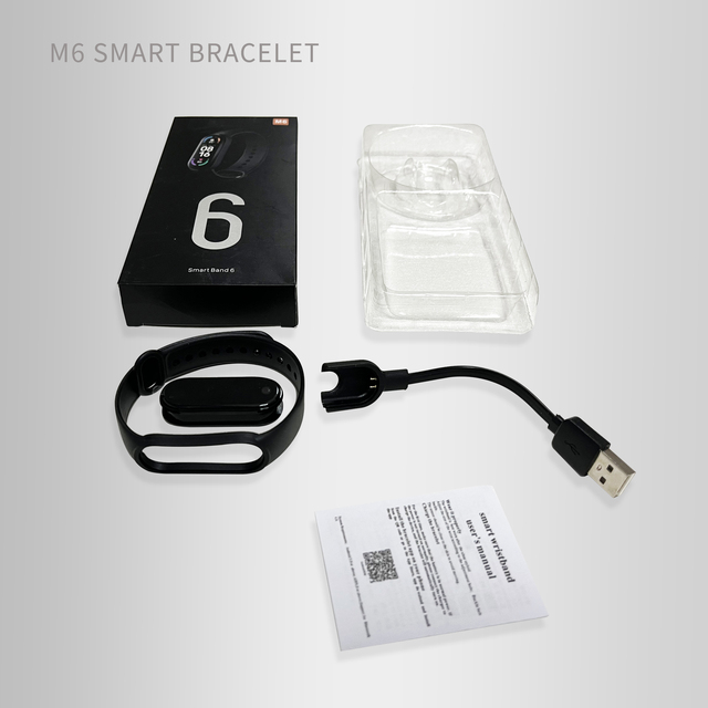 Smart Bracelets 2021 Health Sport Rohs M4 M5 Waterproof Fitness tracker Watch for Health Monitor Women Functional M6 Smart Watch