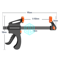 Pince de barre de travail épandeur F pince Gadget outil bricolage main vitesse presser pince à cliquet rapide 4 pouces pince de barre de travail du bois