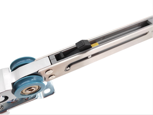 Système de <span class=keywords><strong>porte</strong></span> coulissante Perfect Synchrod 3+3 <span class=keywords><strong>sans</strong></span> rail au sol, glisse libre, libérant de l'espace pour la maison ou le bureau - Product Image 5