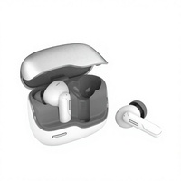 Audífonos Intrauditivos TWS con Cancelación Activa de Ruido S52, 4 Micrófonos, ENC, Resistentes al Agua, Indicador LED de Batería, Aplicación Heylink Audio