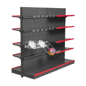 Supermarkt Gondel Regale Metall Supermarkt Ausrüstung Regale Regale Regal Regale Für Einzelhandel geschäft Preis Display Rack