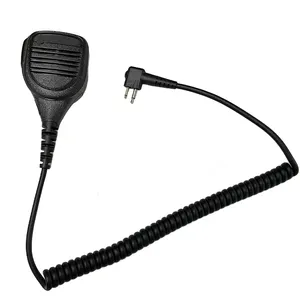 PMMN4014 Fernsprechermikrofon mit/Spule Cord und Drehclip für GP3688 GP3188 CP200D Zwei-Wege-Radio 3,5 mm Headphone Jack Geräusch