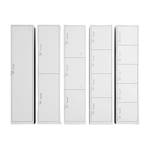 Armoires de rangement en acier personnalisables avec 1 à 5 portes, adaptées aux dortoirs, ateliers et utilisation en extérieur - Product Image 1