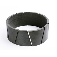 Anneau de piston rempli de PTFE rempli de fibre de carbone de bronze de graphite