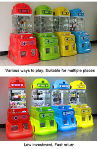 Super Fire Truck Mini Claw Doll Machine Portable Kids Claw Crane Toy Máquina <span class=keywords><strong>de</strong></span> juego para pequeñas empresas - Product Image 3