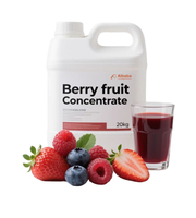 Concentré de fruits rouges naturels (Myrtille, Framboise, Fraise, Mûre) à 70 Brix et 99% de pureté, saveur et parfum naturels, pour usage alimentaire