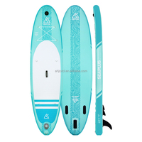 Planche de paddle gonflable double couche Drop Stitch pour eaux offshore avec système à 3 ailerons, portable, accessoires inclus