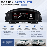 Tableau de bord virtuel pour VW Golf 7 2014-2020 – Combiné d'instruments numérique pour voiture, affichage LCD OEM