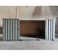 Maison conteneur mobile préfabriquée traditionnelle de 20 pieds pour usage commercial, structure en acier avec garantie et décoration de luxe