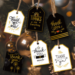 Tarjetas de Agradecimiento con Formas Especiales, Diseño Listo para Usar, Etiquetas de Papel Reciclado Personalizadas para Regalos y Empaque de Ropa - Product Image 5
