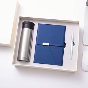Coffret Cadeau d'Affaires : Thermos Isotherme, Carnet A5 et Stylo – Personnalisable, Portable, Idéal pour l'École, les Réunions Annuelles et les Cadeaux d'Entreprise - Product Image 2