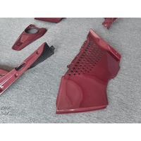 Kap Mesin, Penutup Kabin, dan Body Kit Serat Karbon Kering Merah Berkualitas Tinggi Gaya OEM, Cocok untuk Ferrari SF90