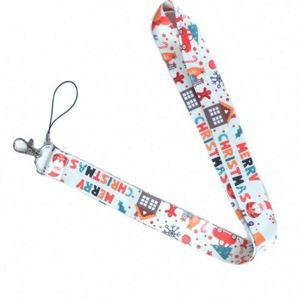 Christmas Cartoon Anime Phone <b>Lanyard</b> Snowman Tree Neck Straps Hook Accessories - Product Image 5