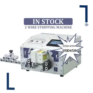 High Accuracy SWT 508C Wire Stripping Cutting Machine 2 Wire Stripper Machine For 0.1-2.5mm2 Double Line