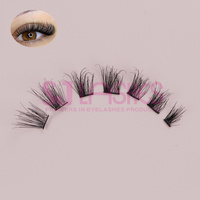 Kit d'extensions de cils en volume DIY pré-mappées, cils en grappe pour un mappage sans effort