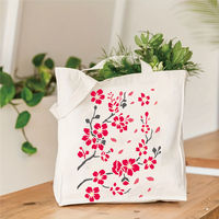 4 pochoirs en plastique à motif de fleurs de pêcher, réutilisables, pour la peinture et l'écriture sur toile