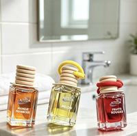 Diffuseur d'arômes AlTEDA original, flacon de parfum de 10 ml, diffuseur en verre, désodorisant pour voiture, flacon de parfum suspendu avec bouchons en bois