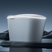 Nouveau design d'appareils sanitaires une pièce placard d'eau bidet électrique cuvette de toilette montée au sol salle de bain toilette intelligente intelligente