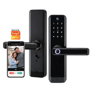 Sécurité électrique de haute qualité empreinte digitale porte extérieure intelligente Tuya <span class=keywords><strong>interphone</strong></span> vidéo serrure intelligente - Product Image 1