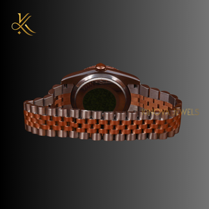 Lujoso reloj de cuarzo con diamantes Moissanite con movimiento de alta precisión y brillo radiante para un estilo de vida Premium moderno - Product Image 3