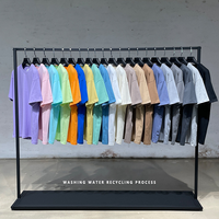 Kaus Kustom Merek Anda Sendiri Dtg Kaus Katun 100% Kustom Kaus Potong dan Jahit Label Pribadi Uniseks
