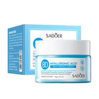 Set de Cuidado Facial Reafirmante Antiarrugas con Ácido Hialurónico SADOER8D - Limpiador Facial, Crema para Ojos, Oferta al por Mayor