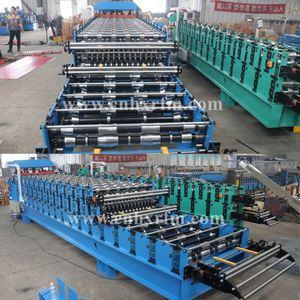 Chine Haute Qualité 1220mm Zinc Métal Fer Feuille De Toiture Feuille Faisant La Machine Feuille De Toiture Faisant - Product Image 2