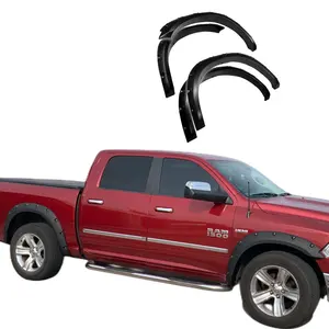 KSCAUTO Đèn Chắn Bùn Phong Cách Bỏ Túi Màu Đen Mờ Cho Dodge Ram 1500 2009-2018