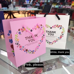 ถุงกระดาษสีขาวสำหรับตกแต่งงานแต่งงานของขวัญวันเกิดบรรจุภัณฑ์เสื้อผ้าริบบิ้นสำหรับงานฝีมืออาหาร - Product Image 5