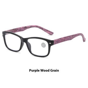 Wholesale Custom Logo <strong>Reading</strong> <strong>Glasses</strong> Anti Blue Light Spring Hinge Retro Wood Pattern Frame Prescription Readers for Women Men - Product Image 6
