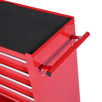 Chariot à outils CD-2204 avec ensemble d'outils à 4 tiroirs armoire en acier avec emballage solide et boîte à outils simple