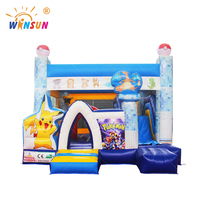 WINSUN Château gonflable commercial pour enfants, avec souffleur d'air et kit de réparation