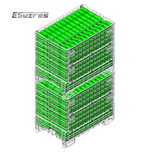 Grote Capaciteit Duurzame Gegalvaniseerde Stalen Stapelbare Draadkooi Voor De Wijnindustrie - Product Image 5