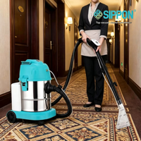Fabrik-OEM Nass-Trocken-Sauger aus Edelstahl, Teppichextraktor 1200W, Gewerbliche Reinigungsmaschine für Hotel, Auto, Büro