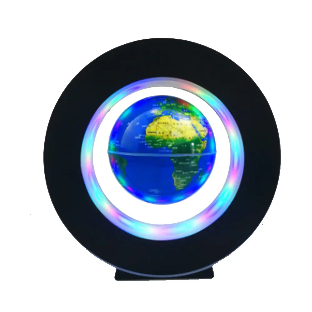 Zwevende Lamp Magnetische Levitatie Globe Led Wereldkaart Draaiende Wereldbol Lichten Nachtkastje Thuis Nieuwigheid Drijvende Lamp Gift Decoratie