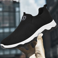 Chaussures de course décontractées pour hommes, imperméables, à lacets, rembourrées, légères et confortables, avec doublure en coton