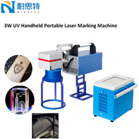 Machine de marquage laser UV portable Nicetec Q8V 3W avec marquage profond de 0,01 à 0,1 mm, refroidissement par air, facile à utiliser pour les pneus de voiture