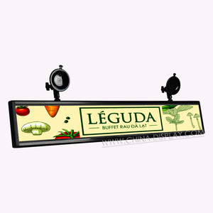 Cửa Sổ Phía Sau Màn Hình Màu Kỹ Thuật Số Biểu Tượng Cảm Xúc Màn Hình LED Hiển Thị Xe Cho Quảng Cáo - Product Image 5