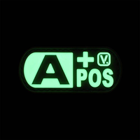 Écussons PVC 3D personnalisés phosphorescents en relief, badges tactiques à scratch pour sacs à dos, chapeaux et vêtements