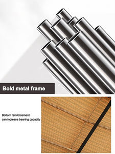تخفيضات كبيرة على تصميم بسيط بي راتان إطار معدني قابل للتعديل مسند ظهر مقاوم للماء كراسي حمام سباحة متسكع الشمس - Product Image 5