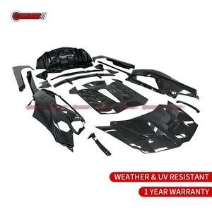 อัพเกรดเป็นชุดแต่งคาร์บอนไฟเบอร์สไตล์ SVR สำหรับ Lamborghini Aventador LP700 ชุดคาร์บอนไพร์แพร็กแบบเต็มคัน แพ็คเกจแอโรไวด์บอดี้ - Product Image 5