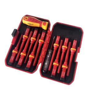 13PCS VDE Insulated <b>Magnetic</b> <b>Screwdriver</b> Set1000V Repair Tools Kit 13PCS Full-Size <b>Set</b> Covers Slotted and Torx - Product Image 1