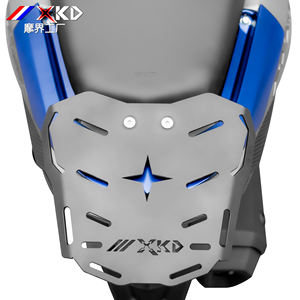 Porte-bagages arrière de moto robuste XKD adapté à une grande plate-forme de chargement pour le montage du boîtier supérieur et du porte-bagages pour <span class=keywords><strong>HONDA</strong></span> <span class=keywords><strong>RX125</strong></span> - Product Image 1