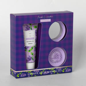 Ensemble de gel <span class=keywords><strong>douche</strong></span> pour le corps à la lavande pour femmes en gros, ensemble de soins du corps, hydratant, nettoyant, ensemble cadeau luxueux pour le <span class=keywords><strong>bain</strong></span> - Product Image 3