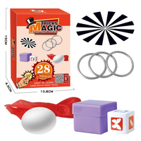Set mainan trik sulap anak-anak, Kit trik sulap kustom, Set untuk anak-anak dengan instruksi Video