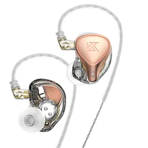 KZ ZEX Pro入耳式HIFI动态降噪运动入耳式耳机，带可拆卸电缆